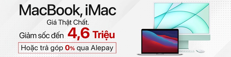 Chương trình khuyến mãi Macbook vô cùng hấp dẫn